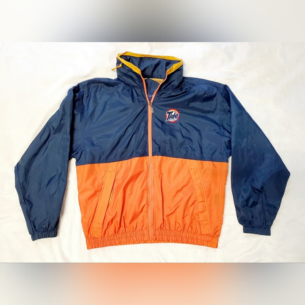 Vintage Tide Racing Swingster Windbreaker  Size Large
